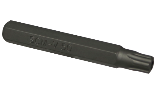 10mm Hex Impact Torx-Plus Insert Bit T50 x 75mm