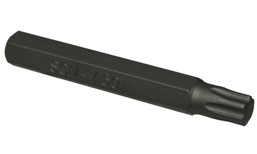 10mm Hex Impact Torx-Plus Insert Bit T50 x 75mm