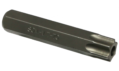 T70 Tamper Torx Insert Bit - 14mm Hex x 75mm
