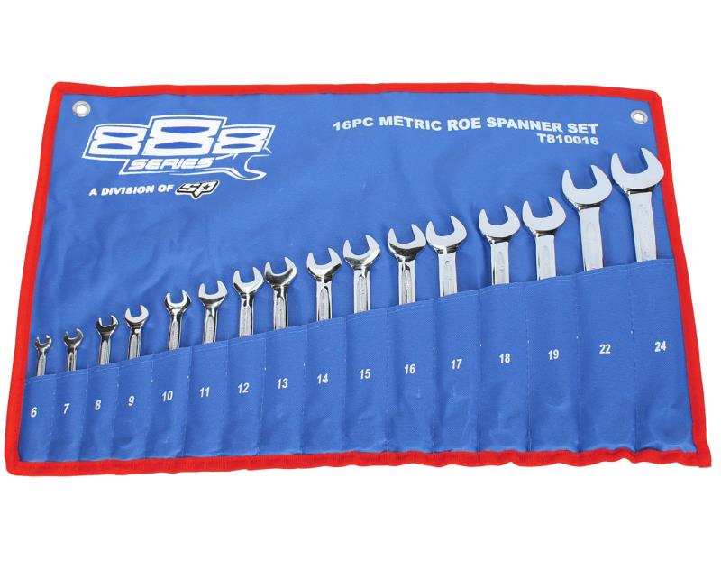 16 Piece Metric Spanner Set