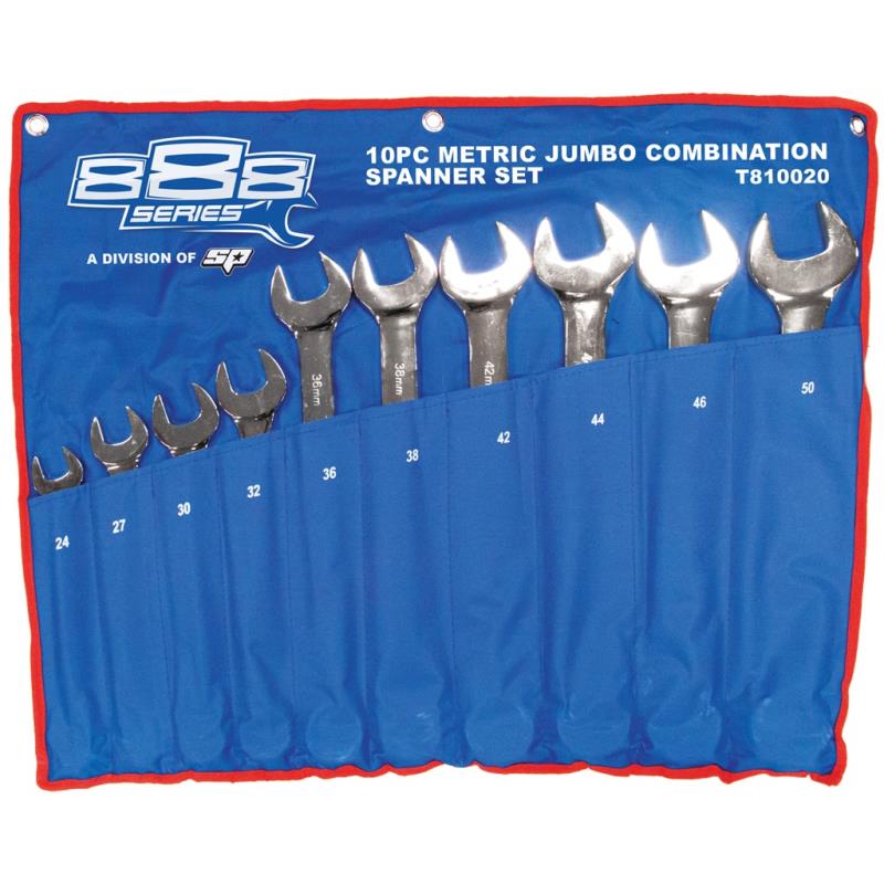 10 Piece Jumbo Metric Spanner Set