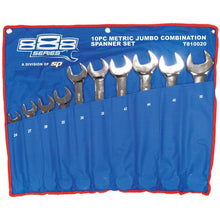 Load image into Gallery viewer, 10 Piece Jumbo Metric Spanner Set