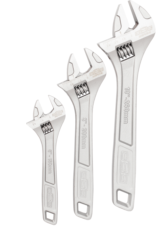 3 Piece Adjustable Wrench Set