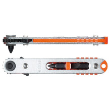 Load image into Gallery viewer, Flat-Shaped Ratchet Screwdriver with 3 Bits