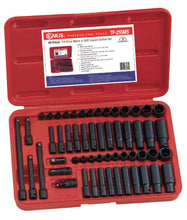 Load image into Gallery viewer, 1/4" Drive 55 Piece Metric and SAE Socket Set