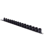 Load image into Gallery viewer, 3/8" Drive Impact Socket Rail Set 16 Piece