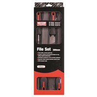 4 Piece Smooth File Set, 300mm for Precision Filing