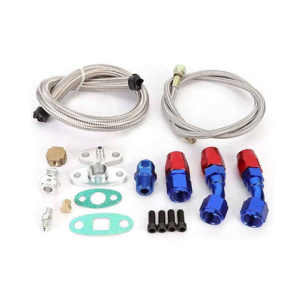 Turbo Charger Oil Feed Line Kit for T3 T4 GT35
