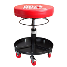 Load image into Gallery viewer, Red Creeper Seat with Storage