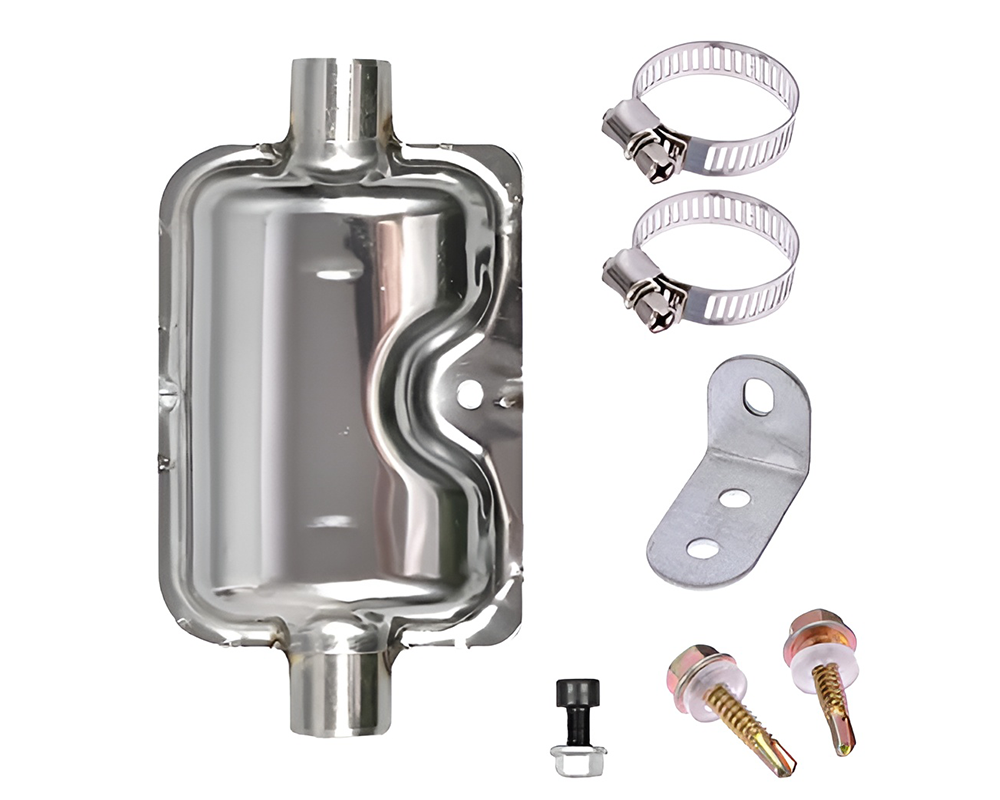 Stainless Steel Diesel Air Heater Muffler Kit