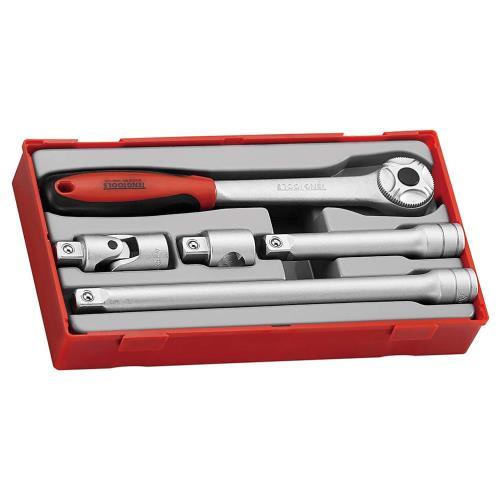 Teng Ratchet Handle Set With 1/2 Inch Square Drive