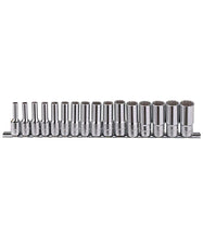 Load image into Gallery viewer, 16pc 3/8" Drive Deep Socket Rail Set - Metric