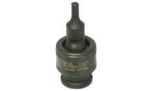 Load image into Gallery viewer, 3/8" Drive Universal In-Hex Impact Bit Socket, 3/16" x 62mm