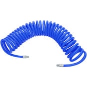 Recoil Air Hose 3/8" ID x 1/2" OD x 25' 1/4" BSPM Swivel Connectors