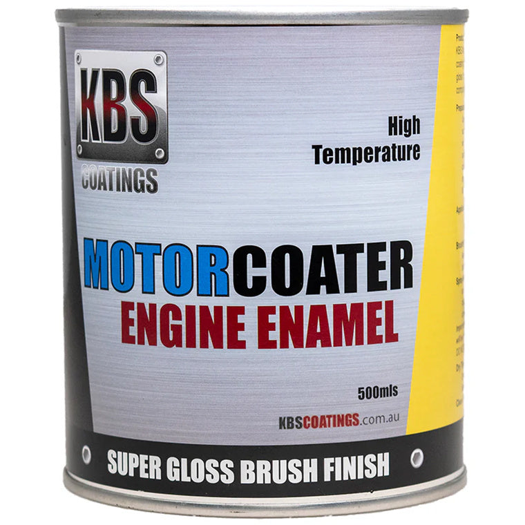 KBS Engine Enamel Motorcoater Fire Red 500ml