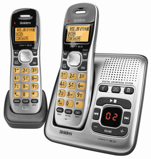 Uniden DECT1735+1 Twin Cordless Phone with Answering Machine