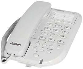 Uniden FP098 Corded Desk Phone featuring speed dial and visual ringer.