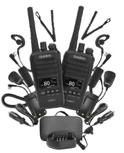 Load image into Gallery viewer, Uniden UH755-2DLX 5W UHF CB splash-proof handheld radio.