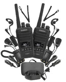Uniden UH755-2DLX 5W UHF CB Splash-Proof Handheld Radio Set