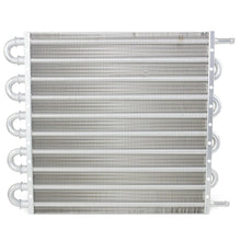 Load image into Gallery viewer, Universal 10-Row 15.5''x12.5''x0.75''  Aluminum Transmission Oil Cooler Manual Radiator Converter Kit