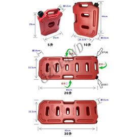 Universal 5/10/20/30L Volume Plastic Oil Jerry Cans for Car