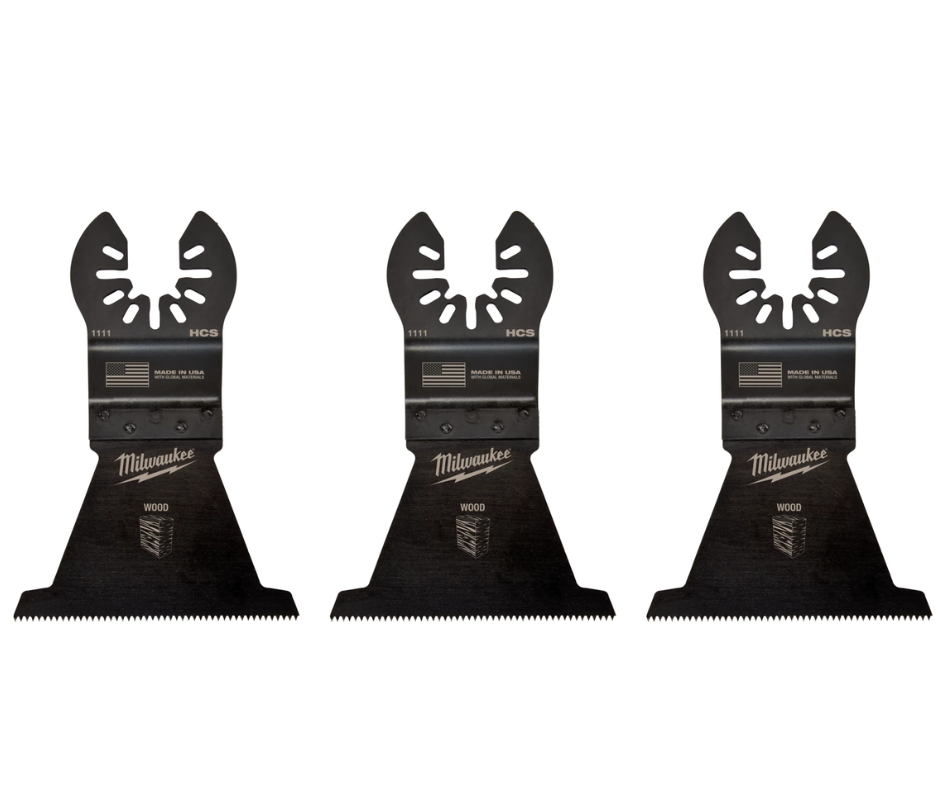 Wood Cutting Blade - 63.5mm OPEN-LOK High Carbon Steel Blade Set (3 Pack)