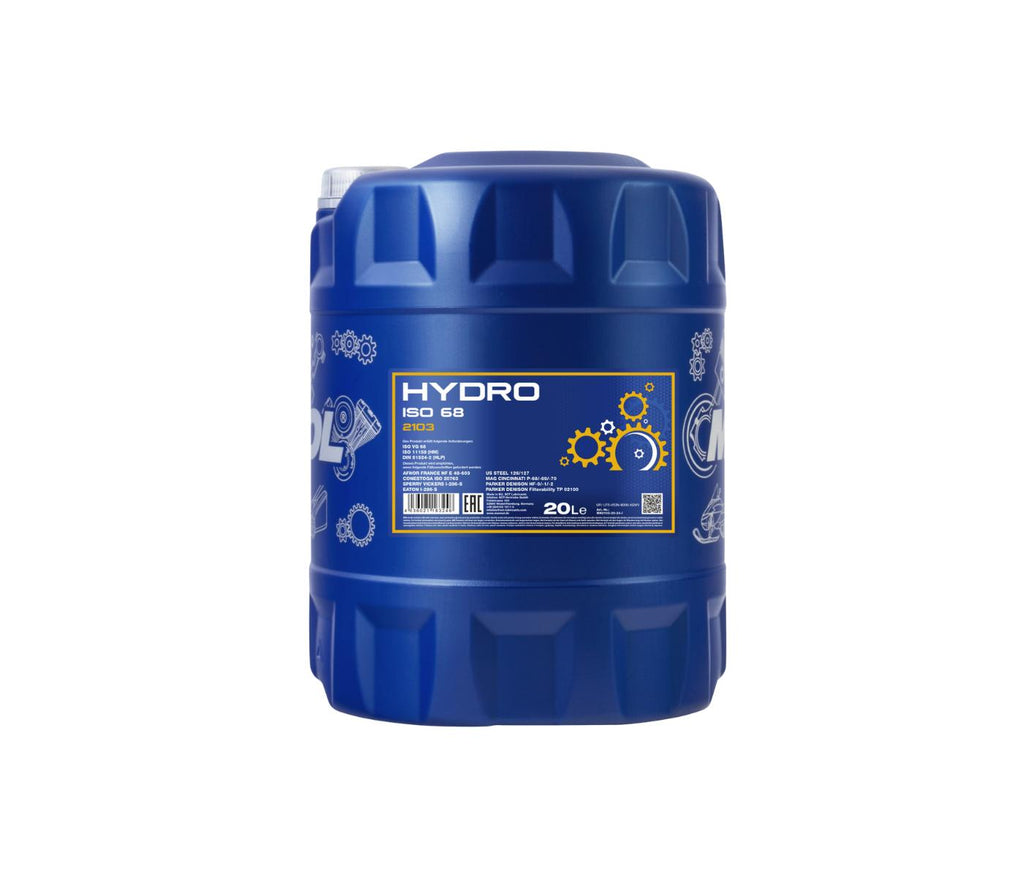 MANNOL 2103 20L Hydro ISO 68 Mineral Hydraulic Oil