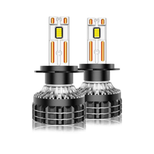 Load image into Gallery viewer, LED Headlight Bulb – V22 60W/50W (1 Copper Tube) 4500LM 6000K H4