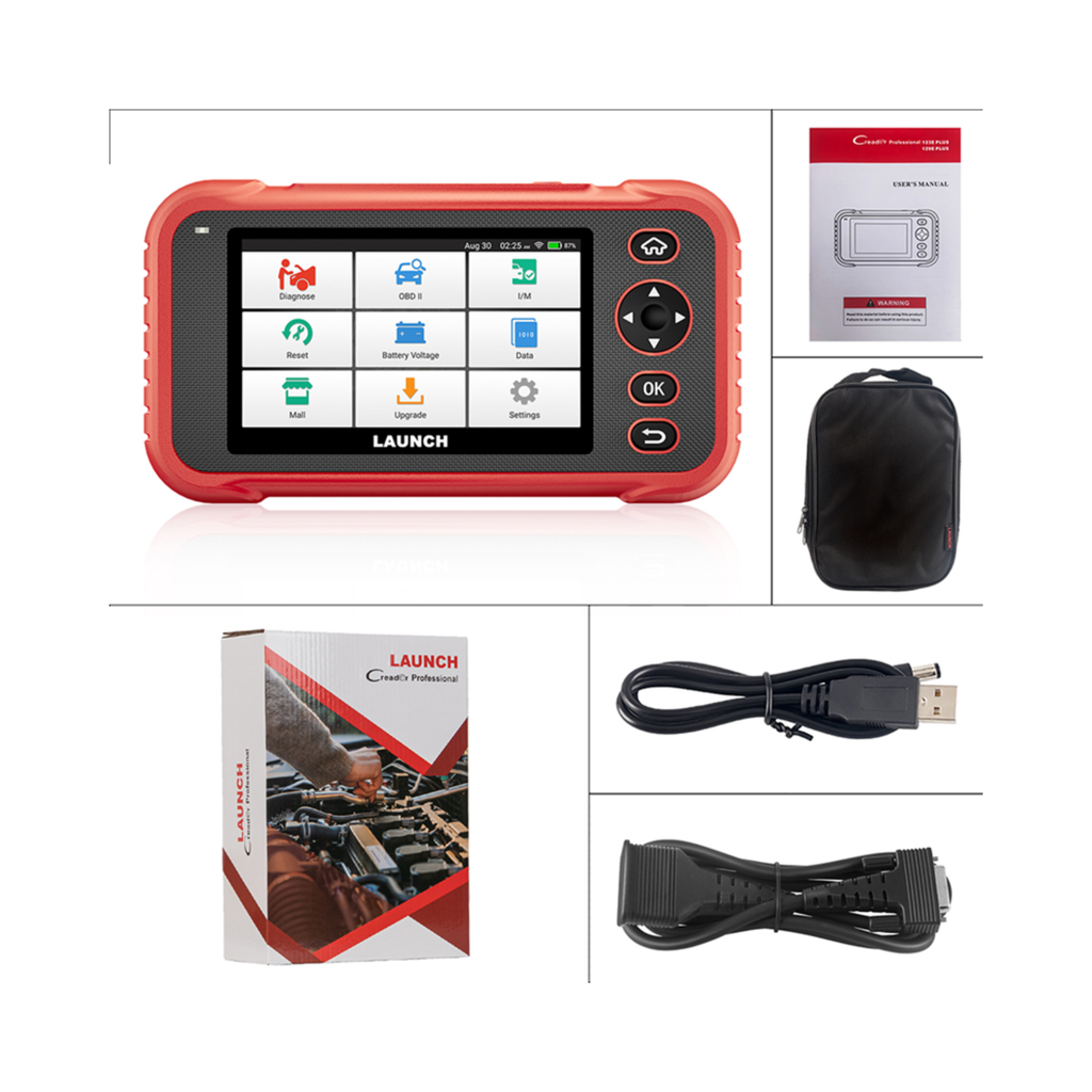 Launch CRP123E Plus OBD2 Scanner – Full System Diagnostic Tool with 3 Reset Functions (On Promotion)