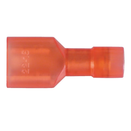 ACX3021BL - OEX Crimp Terminal Female Blade Red Terminal Entry 6.3 x 0.8mm Nylon 10 Pce
