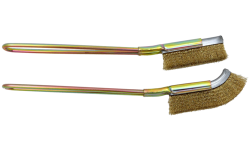 Brass Hand Brush Set for Cleaning - 2 Piece