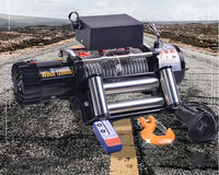 Load image into Gallery viewer, Electric Winch 12V DC, Steel Cable, Wired/Wireless Remote - 5445kg (12000lbs)
