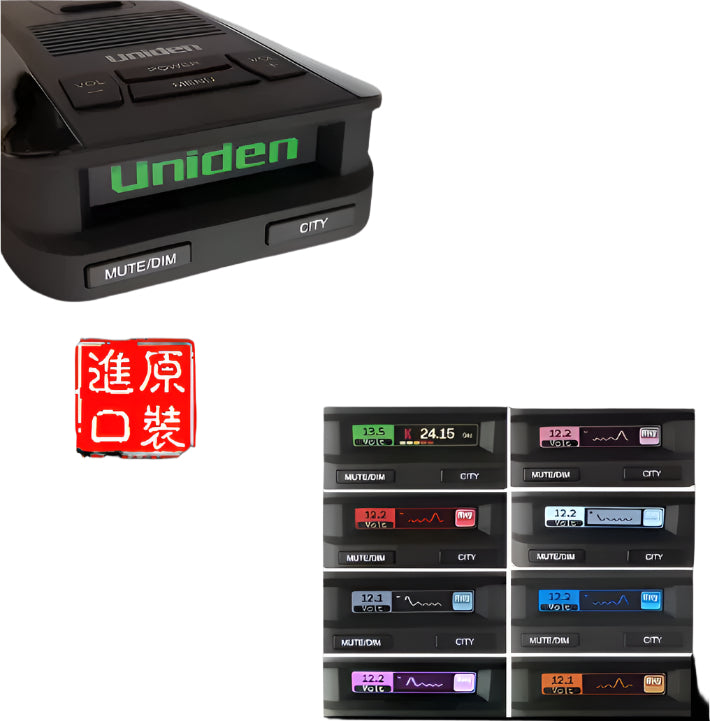 Laser Radar Detector UNIDEN DFR8 – Japan Imported, High-Performance Anti-Speed Detection Device