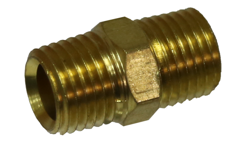 Double End Male Nipple, 1/4" x 1/4" NPT