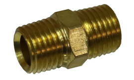 Double End Male Nipple, 1/4