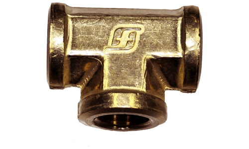 1/4" NPT Three Way Female Tee