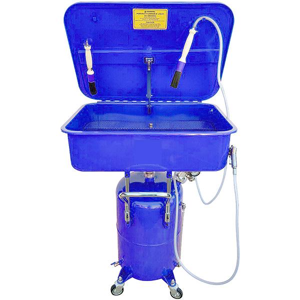 Portable Parts Washer with 65L Fluid Storage Tank
