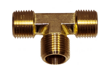 Load image into Gallery viewer, 1/2" NPT Three Way Male Tee