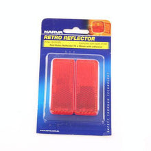 Load image into Gallery viewer, Narva Reflector Rectangle Red 28 x 70mm - 2 Pce