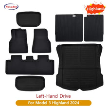 Load image into Gallery viewer, For Tesla Model Y 3 Highland Floor Mat Trunk Luggage Mat LHD RHD 2017 to 2024 2025 Left Right Rudder Four Seasons Floor Liner / Lhd M3 23 10-24 8...