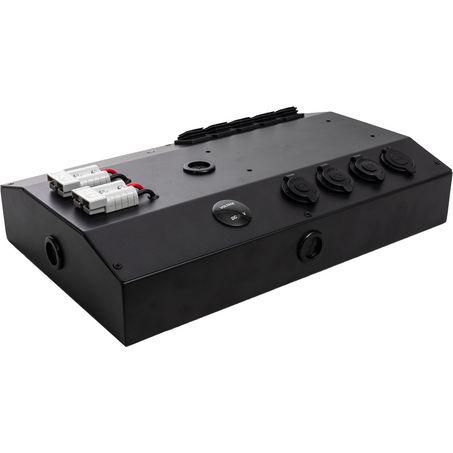 12V Control Box with 5 Rocker Switches and Dual USB