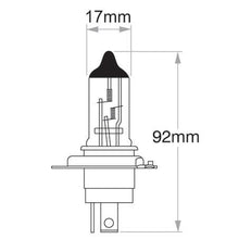 Load image into Gallery viewer, Narva H4 Headlight Bulb P43T Plus100 Long Life 24V 75/70W 2 Pce