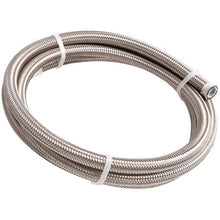 Load image into Gallery viewer, #6 NYLON BRAIDED A/C S/S HOSE 3M SILVER 8.3mm ID 11.7mm OD