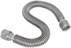 FLEXIBLE TURBO DRAIN HOSE S/S FEMALE 2 x -10AN 500MM LONG