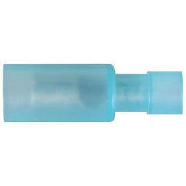 4mm Blue Female Bullet Crimp Terminal Polycarbonate Pack of 100