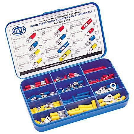 Assorted Crimp Terminal Kit 173 Pieces