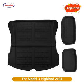 For Tesla Model Y 3 Highland Floor Mat Trunk Luggage Mat LHD RHD 2017 to 2024 2025 Left Right Rudder Four Seasons Floor Liner / M3 2023 11-2024 T...