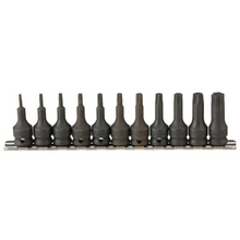 Load image into Gallery viewer, 3/8" Dr Inhex Impact Bit Socket Rail Set 8pc Metric
