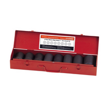 Load image into Gallery viewer, 3/4" Dr Deep Impact Socket Set 8pc SAE (6p) Case