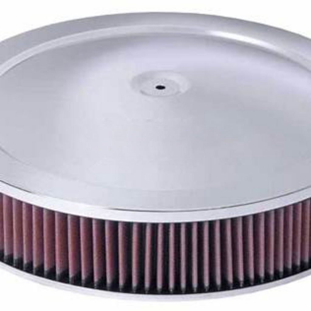 K&N Chrome Custom Air Cleaner Assembly for 5-1/8" Carburetors